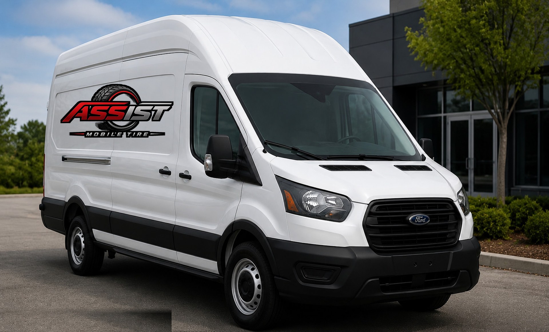 Assist Mobile Tire branded service van